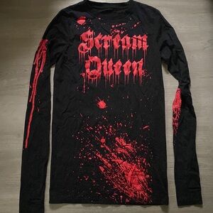 Scream Queen long sleeve tee